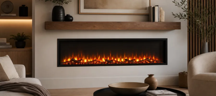 Die schoensten Wohntrends rund um den Elektrokamin: Styling-Ideen fuer jeden Einrichtungsstil