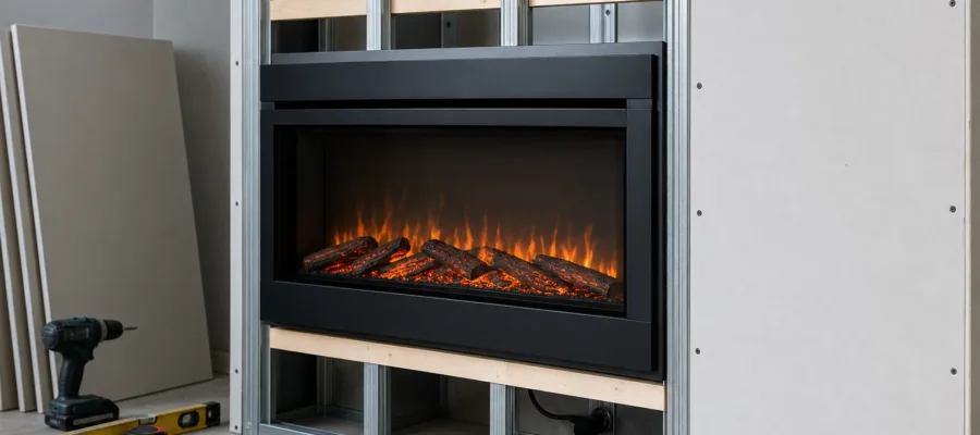 Elektrokamin Einbau selber machen: Anleitung fuer Wand- und Einbaugeraete