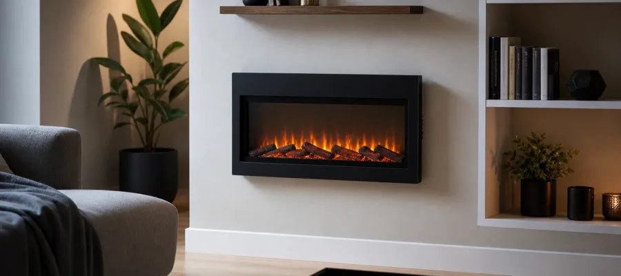 Kleines Wohnzimmer, grosser Effekt: Elektrokamin-Ideen fuer kompakte Raeume