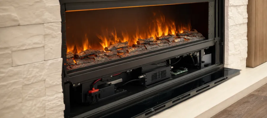 Elektrokamin nachruesten: Retrofit-Ideen fuer modernen Flammeneffekt und Technik